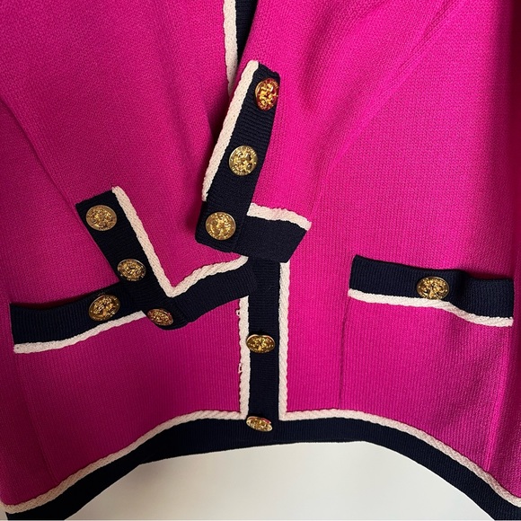 RARE St. John 3 Piece Luxury Purple and Blue Suit Set Size 8 - Picture 5 of 13